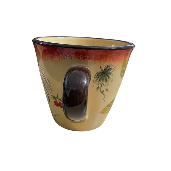 Harvest Rooster Coffee/ Tea Mugs set of 2. Two different sizes. - Picture 11 of 16